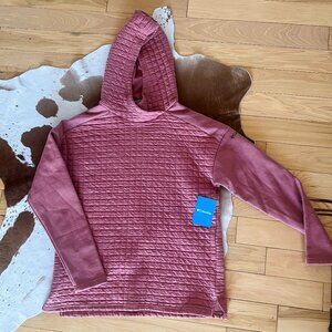 Columbia Castle Hill Quilted Hoodie Pullover NWT Women’s Large